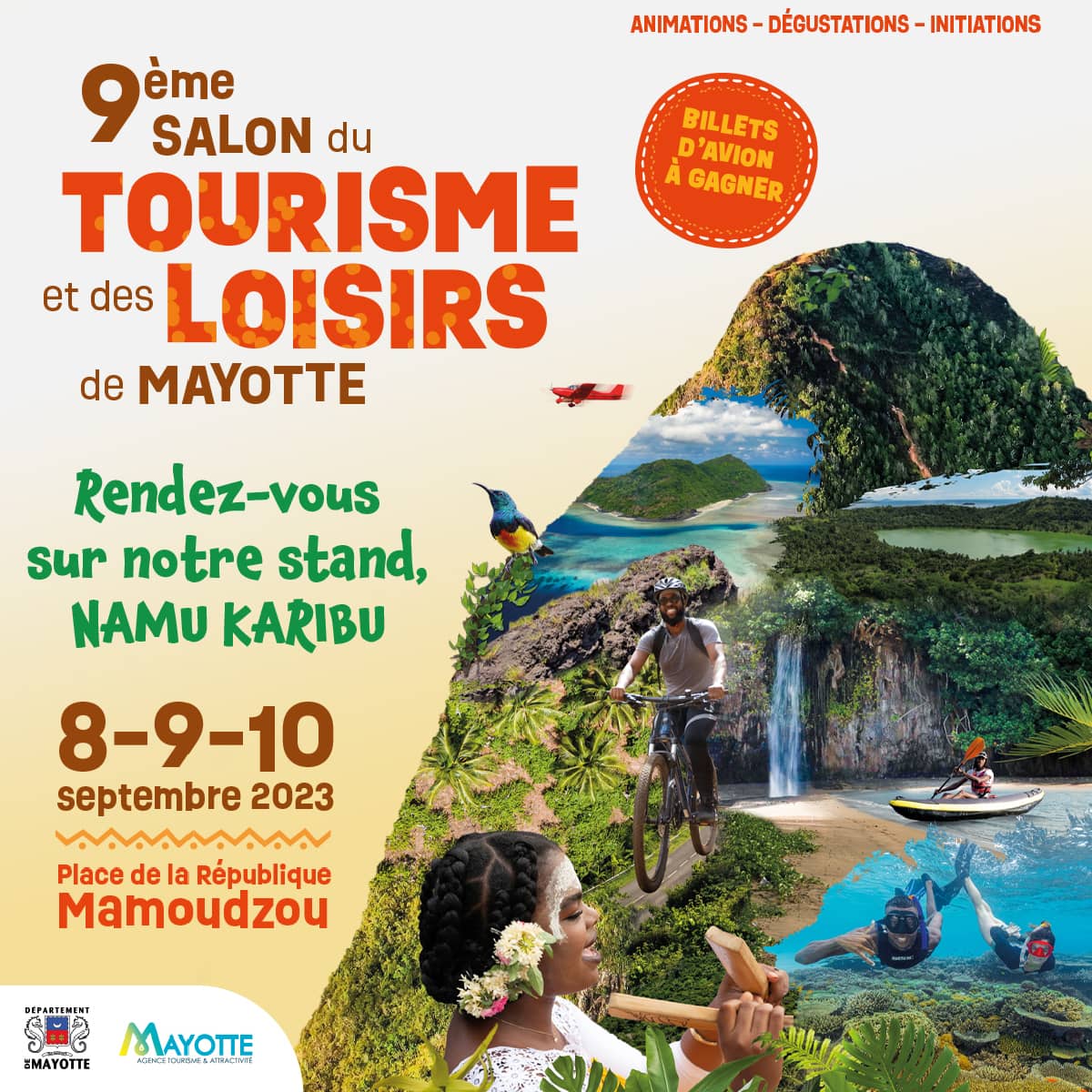Rendez-vous du 8 au 10 septembre 2023 au salon du tourisme et des loisirs de Mayotte
